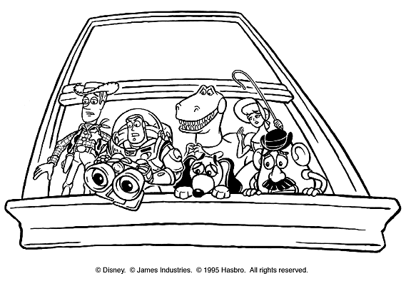 Toy Story kolorowanki